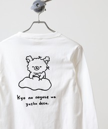Rilakkuma 天竺クルーネック長袖Tシャツ