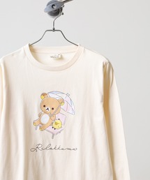 Rilakkuma 天竺クルーネック長袖Ｔシャツ