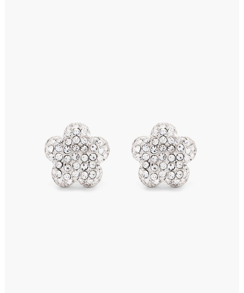 MARC JACOBS(マークジェイコブス)の「DAISY PAVE STUD EARRINGS/ザ デイジー パヴェ スタッド ピアス(ピアス(両耳用)・レディース・グレー系その他・ONE SIZE)」の3枚目の写真