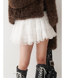 jouetie | ドッキングレースフリルミニスカパン(その他パンツ)