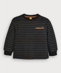 moimoln | 【SOFT&】マフィー細ボーダー長袖Tシャツ(Tシャツ/カットソー)