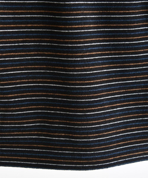 moimoln(モイモルン)の「【SOFT&】マフィー細ボーダー長袖Tシャツ(Tシャツ/カットソー・キッズ・ブラック/クリーム・90cm/100cm/120cm/110cm)」の6枚目の写真