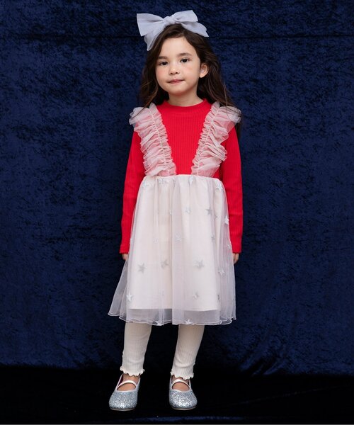 BREEZE（ブリーズ）の「ぽかぽかレギンス（レギンス/スパッツ・キッズ・オフホワイト/ブラック・80/90/100/110/120/130）」の4枚目の写真