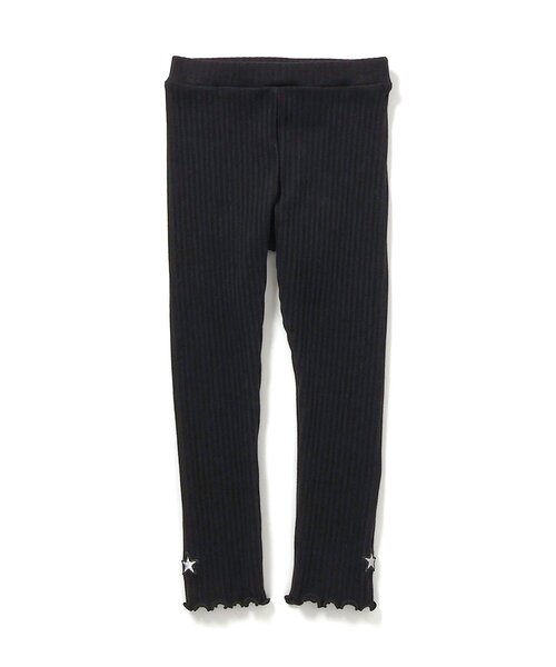 BREEZE（ブリーズ）の「ぽかぽかレギンス（レギンス/スパッツ・キッズ・オフホワイト/ブラック・80/90/100/110/120/130）」の7枚目の写真