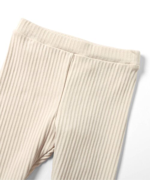 BREEZE（ブリーズ）の「ぽかぽかレギンス（レギンス/スパッツ・キッズ・オフホワイト/ブラック・80/90/100/110/120/130）」の11枚目の写真