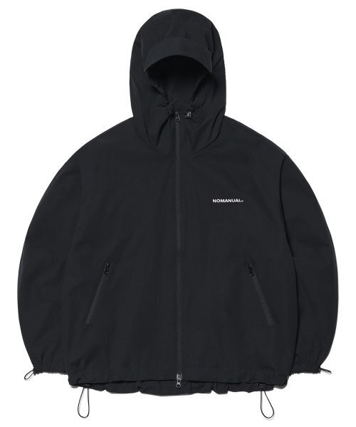 NOMANUAL(NOMANUAL)の「PENON WIND SHELL - BLACK(ナイロンジャケット・レディース・その他・MEDIUM/LARGE/X-LARGE/SMALL)」の1枚目の写真
