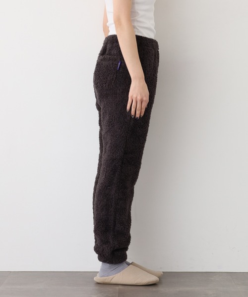 OMNES(オムネス)の「あったかふわシャギーパンツ(その他パンツ・レディース・ネイビー/チャコール・L/M)」の12枚目の写真
