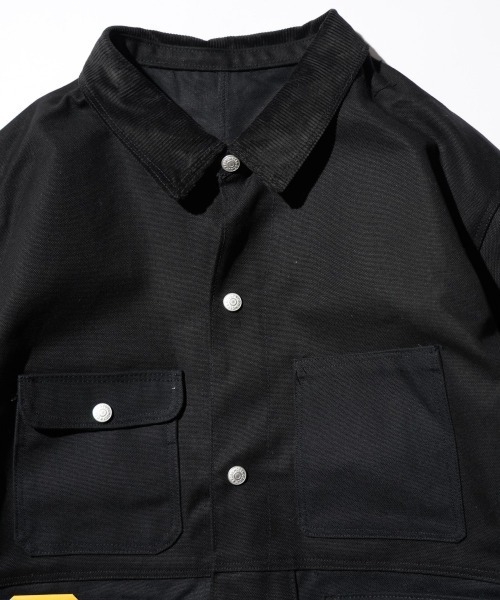 THRIFTY LOOK(スリフティールック)の「THRIFTY LOOK / スリフティールック US CARHARTT DUCK FILM COVERALL カーハート ダック フィルムカバーオール(ブルゾン・メンズ・ブラウン/ブラック/インディゴブルー・MEDIUM/LARGE)」の10枚目の写真