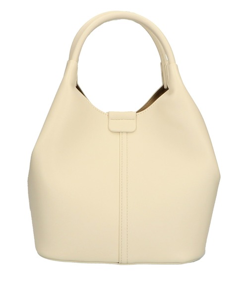 MISCH MASCH（ミッシュマッシュ）の「ソフトラウンド2wayバッグ（ハンドバッグ・レディース・ブラック/アイボリー/ベージュ・ﾌﾘ-）」の9枚目の写真