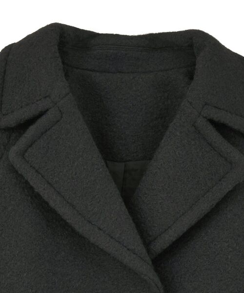 GARAGE OF GOOD CLOTHING（ガレージオブグッドクロージング）の「ライトウエーブニットＰコート（その他アウター・レディース・チャコールグレー/ネイビー・M）」の21枚目の写真