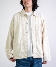 SPELLBOUND（スペルバウンド）の「[SPELLBOUND / スペルバウンド] 8oz綿麻デニム ミリタリーシャツジャケット（デニムジャケット）」