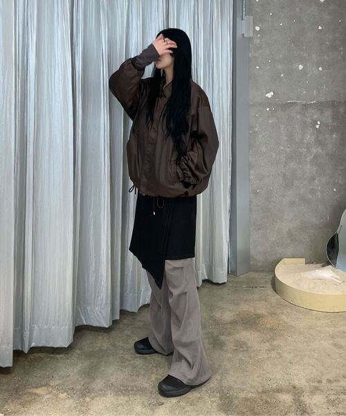 INSILENCE WOMEN(インサイレンスウーマン)の「アシンメトリックミディラップスカートアイスグレー(スカート・レディース・その他・X-SMALL/SMALL/MEDIUM)」の10枚目の写真