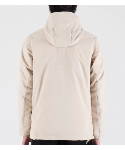 BUTTON SEOUL（ボタンソウル）の「[ダックダウン 90/10] フリースミックスナイロンダックダウンハイキングジャケット (アイボリー)（ダウンジャケット/コート・メンズ・その他・MEDIUM/LARGE/X-LARGE）」の5枚目の写真