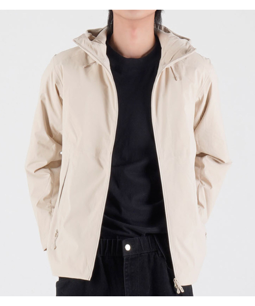 BUTTON SEOUL（ボタンソウル）の「[ダックダウン 90/10] フリースミックスナイロンダックダウンハイキングジャケット (アイボリー)（ダウンジャケット/コート・メンズ・その他・MEDIUM/LARGE/X-LARGE）」の8枚目の写真