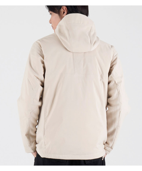 BUTTON SEOUL（ボタンソウル）の「[ダックダウン 90/10] フリースミックスナイロンダックダウンハイキングジャケット (アイボリー)（ダウンジャケット/コート・メンズ・その他・MEDIUM/LARGE/X-LARGE）」の9枚目の写真