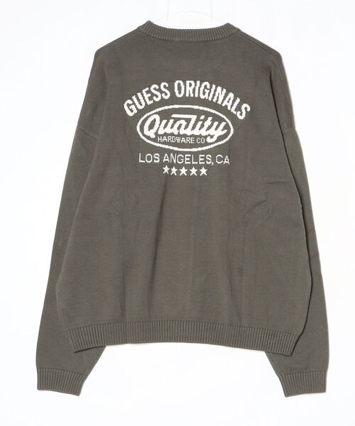 GUESS Originals Back Jacquard Sweater ニットトップス | GUESS(ゲス