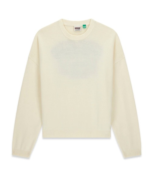 Guess(ゲス)の「GUESS Originals Back Jacquard Sweater ニットトップス(ニット/セーター・メンズ・ダークグリーン/ホワイト系その他・SMALL/LARGE/X-LARGE/MEDIUM)」の4枚目の写真