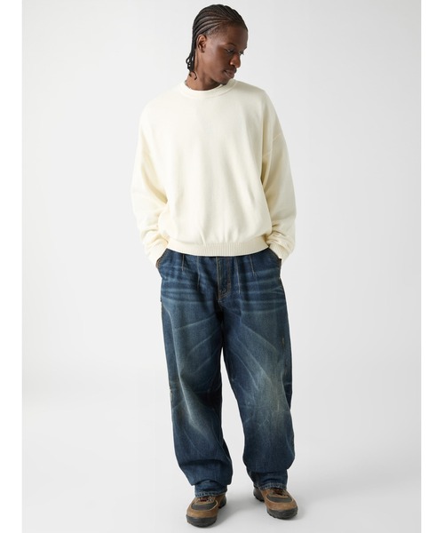 GUESS Originals Back Jacquard Sweater ニットトップス | GUESS(ゲス
