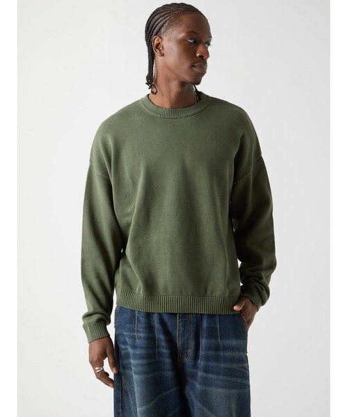 GUESS Originals Back Jacquard Sweater ニットトップス | GUESS(ゲス