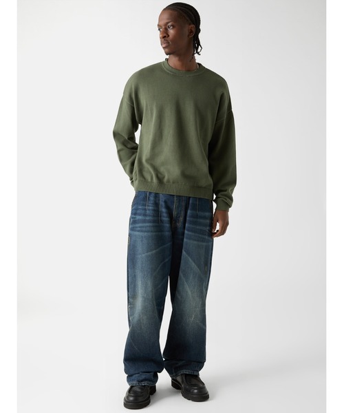 GUESS Originals Back Jacquard Sweater ニットトップス | GUESS(ゲス