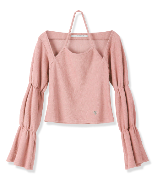 Vivacious(ビバシャス)の「Ele Doll Long Sleeve - 5COL(Tシャツ/カットソー・レディース・ベージュ/ピンク/スカイブルー/ブラック/アイボリー・FREE)」の11枚目の写真