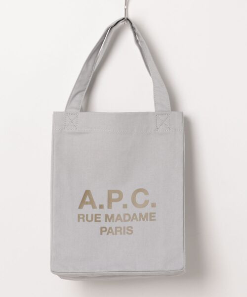 A.P.C.（アーペーセー）の「TOTE LOU RUE MADAME SMALL 2.0（トートバッグ・レディース・オレンジ系その他/ライトグレー/ベージュ・ONESIZE）」の2枚目の写真