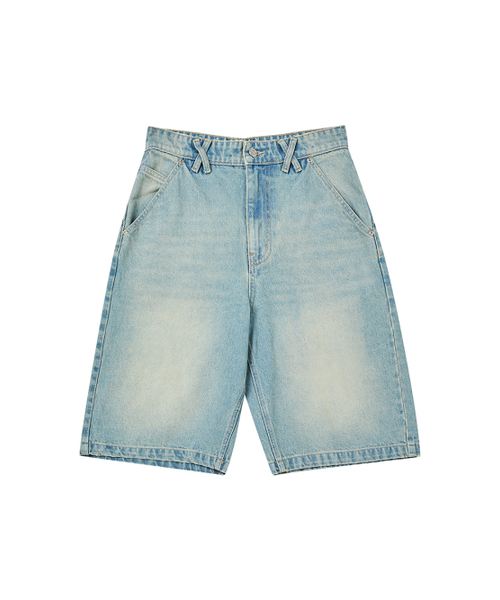 NYXX(エヌワイエックスエックス)の「FADED DENIM HALF PANTS ASH BLUE(その他パンツ・レディース・その他・MEDIUM)」の2枚目の写真