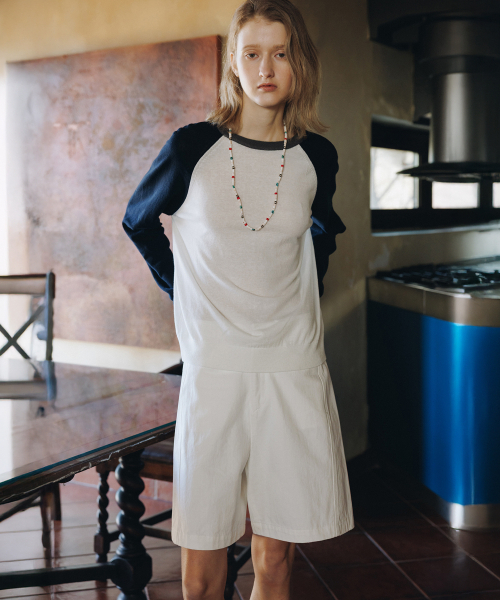 ANDNEEDS（アンドニーズ）の「Buzz wide half pants (white)（その他パンツ・レディース・その他・SMALL/MEDIUM）」の2枚目の写真