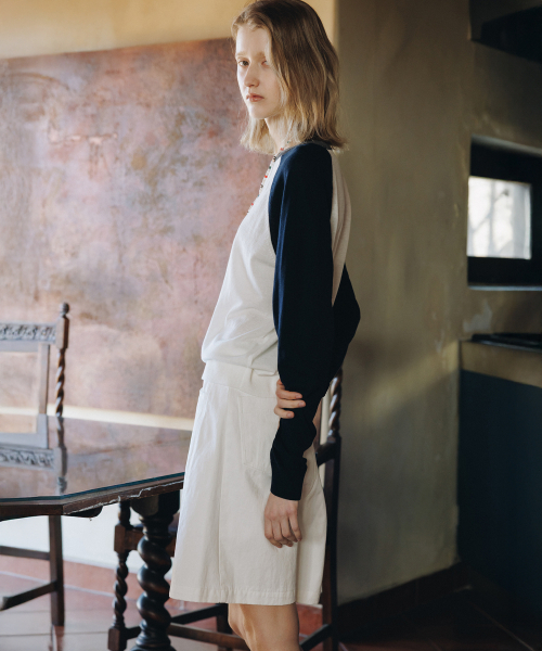 ANDNEEDS（アンドニーズ）の「Buzz wide half pants (white)（その他パンツ・レディース・その他・SMALL/MEDIUM）」の4枚目の写真