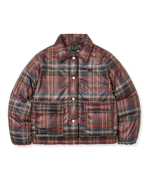 BROWNBREATH(ブラウンブレス)の「W TAG CHECK WELLON JACKET - RED(その他アウター・レディース・その他・SMALL/MEDIUM)」の1枚目の写真