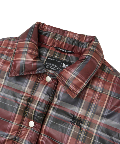BROWNBREATH(ブラウンブレス)の「W TAG CHECK WELLON JACKET - RED(その他アウター・レディース・その他・SMALL/MEDIUM)」の3枚目の写真