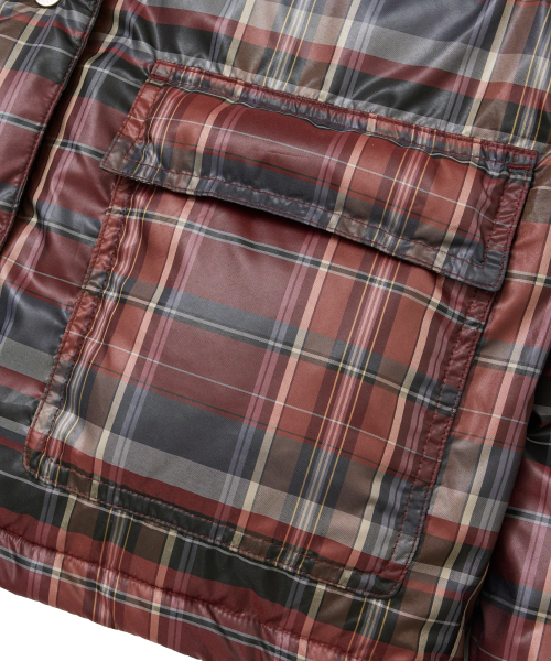 BROWNBREATH(ブラウンブレス)の「W TAG CHECK WELLON JACKET - RED(その他アウター・レディース・その他・SMALL/MEDIUM)」の6枚目の写真