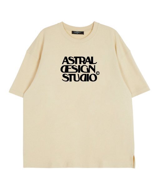 ASTRAL PROJECTION(アストラルプロジェクション)の「アストラルデザインスタジオ ラウンドネック 15番手コットン 半袖Tシャツ_バター(Tシャツ/カットソー・メンズ・その他・LARGE/X-LARGE/XX-LARGE)」の2枚目の写真