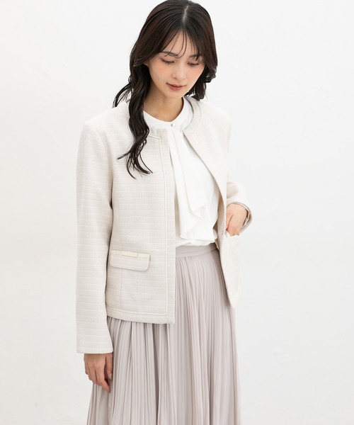 Honeys(ハニーズ)の「ボウタイブラウス(シャツ/ブラウス・レディース・ネイビー/ホワイト/ライトグレー/イエロー系その他/ピンク系その他・3L/L/LL/M/S)」の18枚目の写真