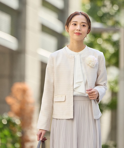 Honeys(ハニーズ)の「ボウタイブラウス(シャツ/ブラウス・レディース・ネイビー/ホワイト/ライトグレー/イエロー系その他/ピンク系その他・3L/L/LL/M/S)」の22枚目の写真