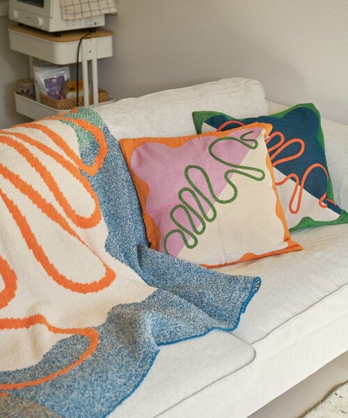 BIRTHDAY BAR（バースデイバー）の「【SAHIR サヒール】Cushion cover mochi クッションカバーモチ（クッション/クッションカバー・レディース・オレンジ/グリーン・0）」の4枚目の写真