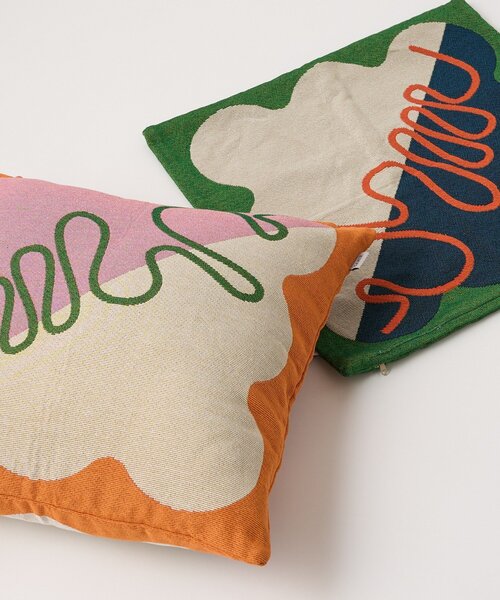 BIRTHDAY BAR（バースデイバー）の「【SAHIR サヒール】Cushion cover mochi クッションカバーモチ（クッション/クッションカバー・レディース・オレンジ/グリーン・0）」の12枚目の写真