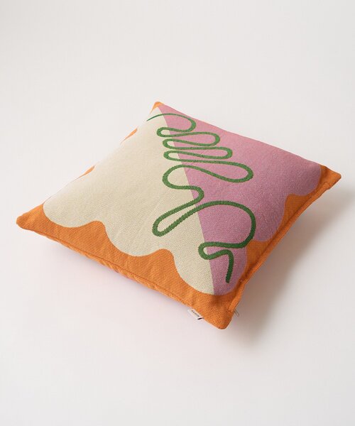 SAHIR（サヒール）の「【SAHIR サヒール】Cushion cover mochi クッションカバーモチ（クッション/クッションカバー・レディース・オレンジ/グリーン・0）」の4枚目の写真