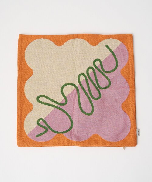 SAHIR（サヒール）の「【SAHIR サヒール】Cushion cover mochi クッションカバーモチ（クッション/クッションカバー・レディース・オレンジ/グリーン・0）」の5枚目の写真