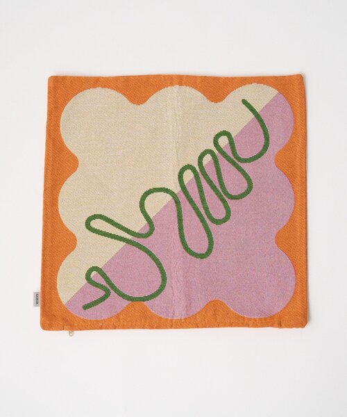 SAHIR（サヒール）の「【SAHIR サヒール】Cushion cover mochi クッションカバーモチ（クッション/クッションカバー・レディース・オレンジ/グリーン・0）」の6枚目の写真