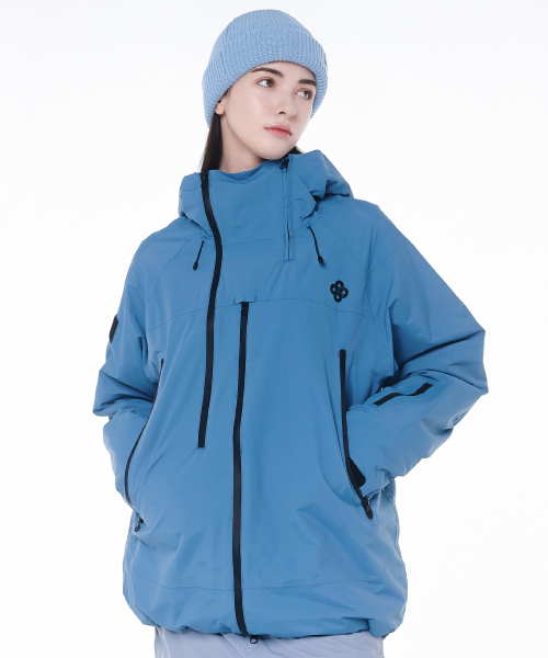 DOLL OUTERWEAR(ドラ アウターウェア)の「2425 リカ ボードウェア アノラックジャケット ブルー 男女共用(マウンテンパーカー・レディース・その他・SMALL/MEDIUM/LARGE/X-LARGE/X-SMALL)」の4枚目の写真