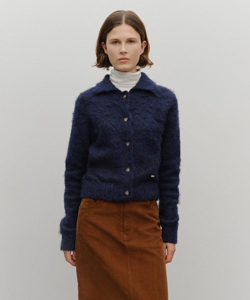 W HAIRY COLLAR CARDIGAN（カーディガン/ボレロ）｜MARITHE + FRANCOIS 