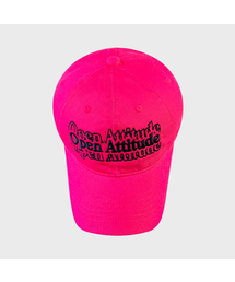 OPEN ATTITUDE（オープンアティチュード）の「SHADOW BALL CAP-ホットピンク(シェドウ ボールキャップ-ハットピンク)（キャップ）」