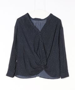 24aw ダイリク Tweed Mountain Rib Shirt 紺 金 M dn0061_c5dfde1b-beb8-446a-9a87