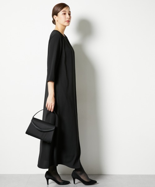slattgir(スラットジール)の「高身長 【喪服・礼服】前開きレースマキシワンピース(トールサイズ)(スーツセット・レディース・ブラック・T5L/T4L/T3L/TLL/TL/TM)」の12枚目の写真