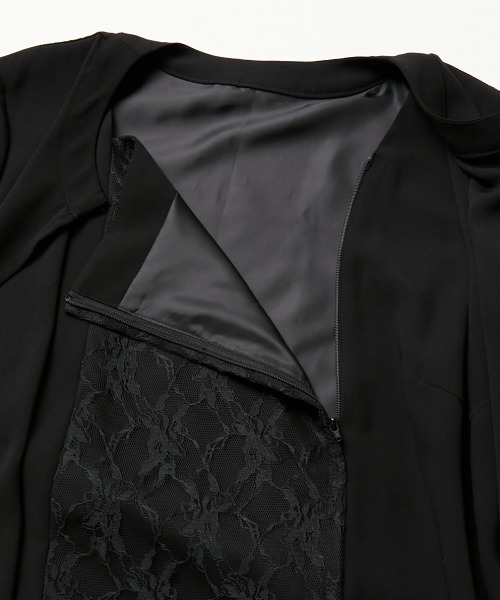 slattgir(スラットジール)の「高身長 【喪服・礼服】前開きレースマキシワンピース(トールサイズ)(スーツセット・レディース・ブラック・T5L/T4L/T3L/TLL/TL/TM)」の17枚目の写真