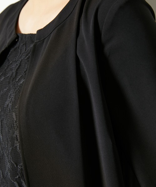 slattgir(スラットジール)の「高身長 【喪服・礼服】前開きレースマキシワンピース(トールサイズ)(スーツセット・レディース・ブラック・T5L/T4L/T3L/TLL/TL/TM)」の19枚目の写真