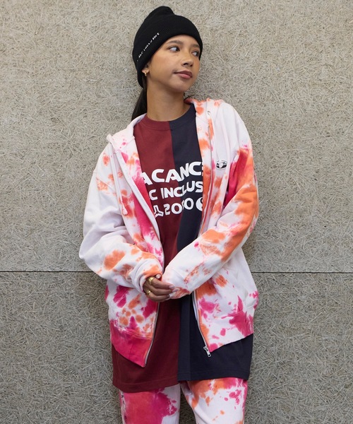 BLC ZIP TIE DYE HOODIE[ALEX LOGO]（パーカー）｜BACANCES ALL