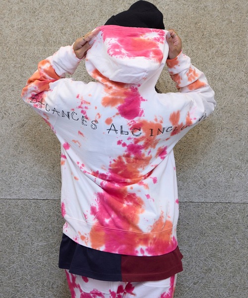 BACANCES ALL INCLUSIVE（バカンサスオールインクルーシブ）の「BLC ZIP TIE DYE HOODIE[ALEX LOGO]（パーカー・メンズ・ピンク/ブルー・L/XL）」の7枚目の写真