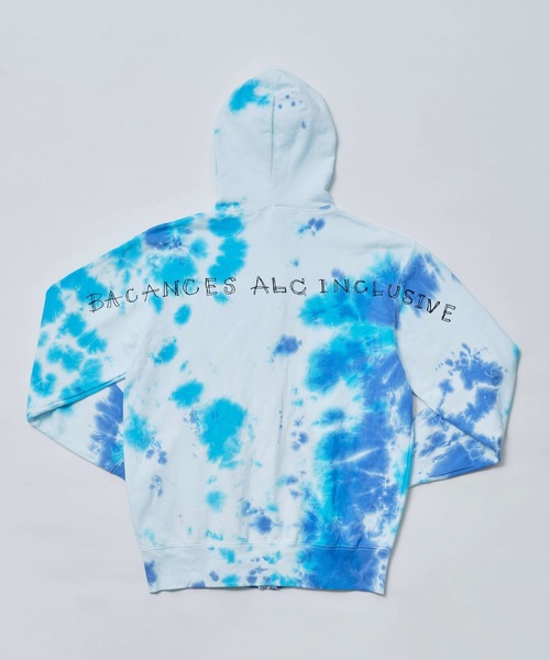 BACANCES ALL INCLUSIVE（バカンサスオールインクルーシブ）の「BLC ZIP TIE DYE HOODIE[ALEX LOGO]（パーカー・メンズ・ピンク/ブルー・L/XL）」の10枚目の写真